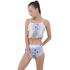 Achievement Success Mountain Clouds Summer Cropped Co-ord Set by Modalart