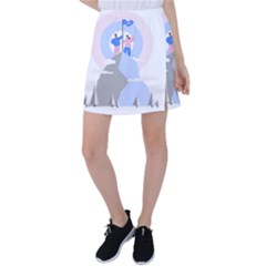 Achievement Success Mountain Clouds Tennis Skirt by Modalart