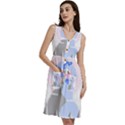 Achievement Success Mountain Clouds Sleeveless Dress With Pocket View3