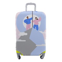 Achievement Success Mountain Clouds Luggage Cover (small) by Modalart