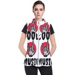 Cool Music Women s Puffer Vest