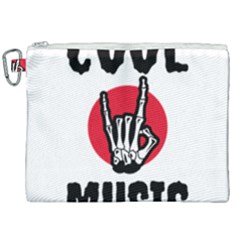 Cool Music Canvas Cosmetic Bag (xxl)