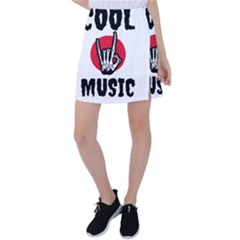 Cool Music Tennis Skirt by Modalart