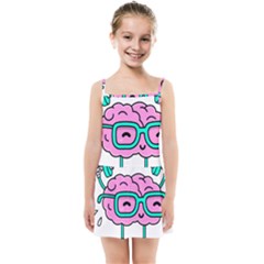 Brain Motivation Mental Activity Kids  Summer Sun Dress by Modalart