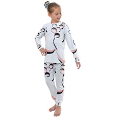 Feet Toes Foot Barefoot Footprint Kids  Long Sleeve Set  by Modalart