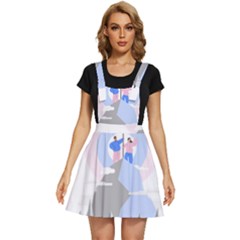 Achievement Success Mountain Clouds Apron Dress by Modalart