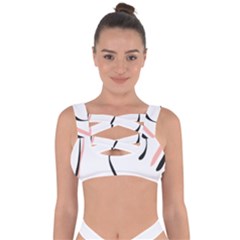 Feet Toes Foot Barefoot Footprint Bandaged Up Bikini Top by Modalart