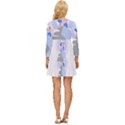 Achievement Success Mountain Clouds Long Sleeve Babydoll Dress View4