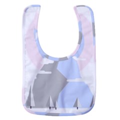 Achievement Success Mountain Clouds Baby Bib by Modalart