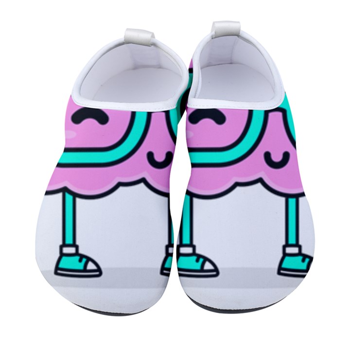 Brain Motivation Mental Activity Kids  Sock-Style Water Shoes