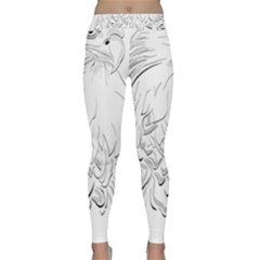 Eagle Birds Of Prey Raptor Classic Yoga Leggings by Modalart