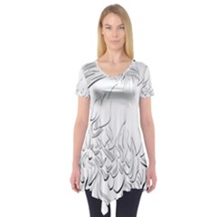 Eagle Birds Of Prey Raptor Short Sleeve Tunic  by Modalart