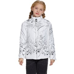 Eagle Birds Of Prey Raptor Kids  Puffer Bubble Jacket Coat by Modalart