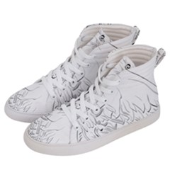 Eagle Birds Of Prey Raptor Women s Hi-top Skate Sneakers by Modalart