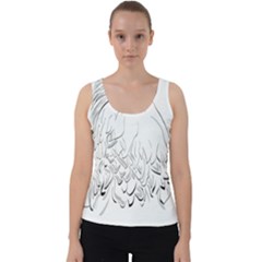 Eagle Birds Of Prey Raptor Velvet Tank Top by Modalart