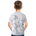 Dog Cat Domestic Animal Silhouette Kids  Sport Mesh T-Shirt View2