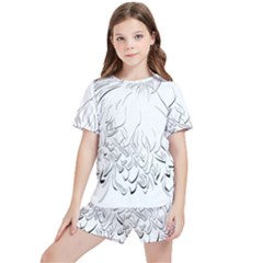 Eagle Birds Of Prey Raptor Kids  T-shirt And Sports Shorts Set by Modalart