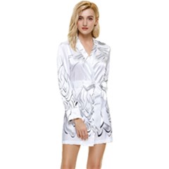 Eagle Birds Of Prey Raptor Long Sleeve Satin Robe by Modalart