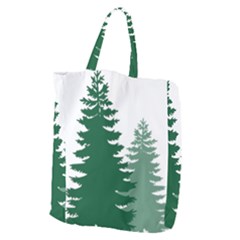 Pine Trees Spruce Tree Giant Grocery Tote