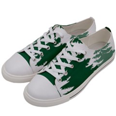 Pine Trees Spruce Tree Men s Low Top Canvas Sneakers by Modalart