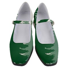 Pine Trees Spruce Tree Women s Mary Jane Shoes