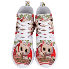 Ramen Cat Noodles Cute Japanes Women s Lightweight High Top Sneakers by Modalart