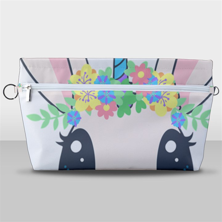 Unicorn Rabbit Hare Wreath Cute Handbag Organizer