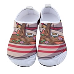 Ramen Cat Noodles Cute Japanes Women s Sock-style Water Shoes by Modalart