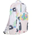 Unicorn Rabbit Hare Wreath Cute Double Compartment Backpack View2