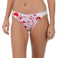 Santa Claus Red Christmas Band Bikini Bottoms by Modalart