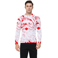 Santa Claus Red Christmas Men s Long Sleeve Rash Guard