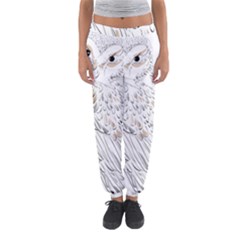 Owl Bird Wildlife Bird Of Prey Women s Jogger Sweatpants by Modalart