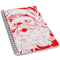 Santa Claus Red Christmas 5 5  X 8 5  Notebook by Modalart