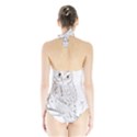 Owl Bird Wildlife Bird Of Prey Halter Swimsuit View2