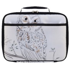 Owl Bird Wildlife Bird Of Prey Full Print Lunch Bag by Modalart