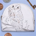 Owl Bird Wildlife Bird Of Prey Horseshoe Style Canvas Pouch View1