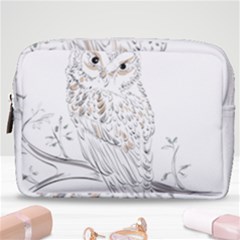 Owl Bird Wildlife Bird Of Prey Make Up Pouch (medium) by Modalart