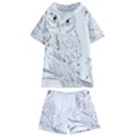 Owl Bird Wildlife Bird Of Prey Kids  Swim T-Shirt and Shorts Set View1