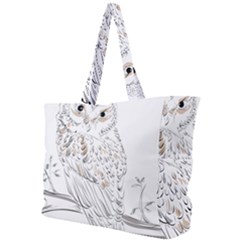 Owl Bird Wildlife Bird Of Prey Simple Shoulder Bag by Modalart