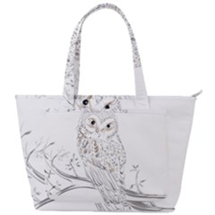 Owl Bird Wildlife Bird Of Prey Back Pocket Shoulder Bag  by Modalart