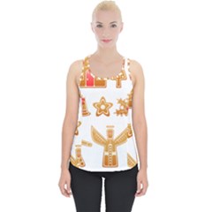 Gingerbread Food Snack Seasonal Piece Up Tank Top by Modalart