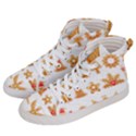 Gingerbread Food Snack Seasonal Men s Hi-Top Skate Sneakers View2