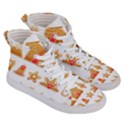 Gingerbread Food Snack Seasonal Men s Hi-Top Skate Sneakers View3