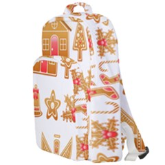 Gingerbread Food Snack Seasonal Double Compartment Backpack by Modalart