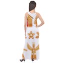 Gingerbread Food Snack Seasonal Sleeveless Velour Maxi Dress View2