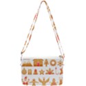 Gingerbread Food Snack Seasonal Double Gusset Crossbody Bag View1