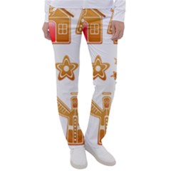 Gingerbread Food Snack Seasonal Women s Casual Pants by Modalart