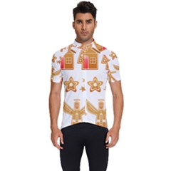 Gingerbread Food Snack Seasonal Men s Short Sleeve Cycling Jersey by Modalart