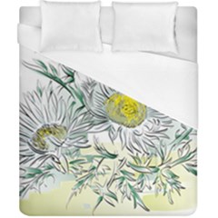 Thistle Alpine Flower Flower Plant Duvet Cover (california King Size) by Modalart