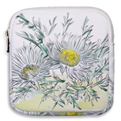 Thistle Alpine Flower Flower Plant Mini Square Pouch by Modalart